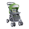 Baby Stroller APOLLO SET with summer basket GREEN&GREY CAR