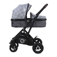 Combi Stroller SENA SET with pram body Grey SQUARED