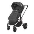 Combi Stroller RAMONA 3in1 with cover Silver STRIPE