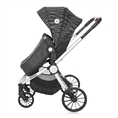 Combi Stroller RAMONA 3in1 with cover Silver STRIPE