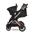 Παιδικό καρότσι STORM LUXE Black με κάθισμα αυτοκινήτου COMET Black *επιλογή