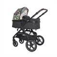 Baby Stroller VIOLA with pram body Tropical FLOWERS