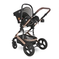 Baby Stroller BOSTON BLACK with car seat COMET Black DIAMONDS */option/