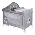 Baby Cot SAN REMO 2 Layers Plus Rocker GREY CUTE KITTEN