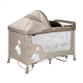 Baby Cot SAN REMO 2 Layers Plus Rocker Beige ELEPHANT