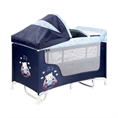 Baby Cot SAN REMO 2 Layers Plus Rocker Blue BEAR
