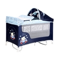 Baby Cot SAN REMO 2 Layers Plus Rocker Blue BEAR