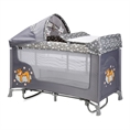 Baby Cot SAN REMO 2 Layers Plus Rocker Grey CLOUDS