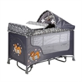 Baby Cot SAN REMO 2 Layers Plus Rocker Grey CLOUDS