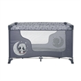 Baby Cot MOONLIGHT 1 Layer Cool Grey PANDAS