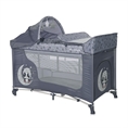 Baby Cot MOONLIGHT 2 Layers Plus Cool Grey PANDAS