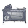 Baby Cot MOONLIGHT 2 Layers Plus Cool Grey PANDAS