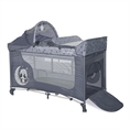 Baby Cot MOONLIGHT 2 Layers Plus Cool Grey PANDAS