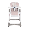 Silla de Comer para Bebé GUSTO Satin Pink HUG