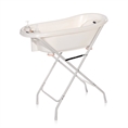 Bath Tub 88 cm + thermometer + bath pad + stand / White-Pink
