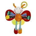 Vibrating butterfly with teether