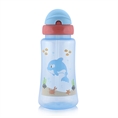 Botella deportiva con pajita 330 ml - Blue