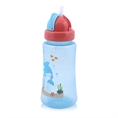 Botella deportiva con pajita 330 ml - Blue