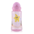 Botella deportiva con pajita 330 ml - Pink