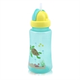 Botella deportiva con pajita 330 ml - Green