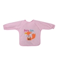 Bib with sleeves - with embroidery 