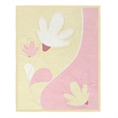 Cotton Blanket 85/110 cm - Flower Pink