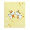 Cotton Blanket 85/110 cm - Bees Yellow