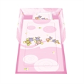 Set 5 Parts + Cot Bumper Standart - Hippo Pink