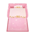 Set 5 Parts + Cot Bumper Standart - Bees Pink