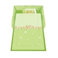 Set 5 Parts + Cot Bumper Standart - Bees Green