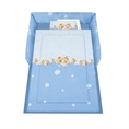 Set 5 Parts + Cot Bumper Standart - Bees Blue