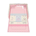 Set 5 Parts + Cot Bumper Standart - Pink Friends