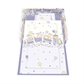 Set 5 Parts + Cot Bumper Standart - Violet Happy Train