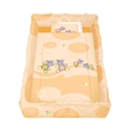 Set 5 Parts + Cot Bumper Big - Hippo Peach