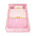Set 5 Parts + Cot Bumper Big - Bees Pink