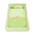 Set 5 Parts + Cot Bumper Big - Bees Green