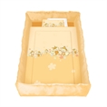 Set 5 Parts + Cot Bumper Big - Bees Orange