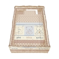 Set 5 Parts + Cot Bumper Big - Beige Friends