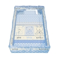 Set 5 Parts + Cot Bumper Big - Blue Friends