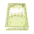 Set 5 Parts + Cot Bumper Big - Green Happy Train