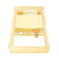 Set 5 Parts + Cot Bumper Big - Teddy Bear Orange
