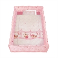 Set 5 Parts + Cot Bumper Big - Sleepy Hat Pink