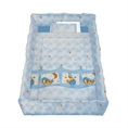 Set 5 Parts + Cot Bumper Big - Sleepy Hat Blue
