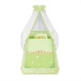 Set 6 Parts + Cot Bumper Big + Canopy Net - Bees Green