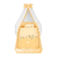 Set 6 Parts + Cot Bumper Big + Canopy Net - Bees Orange