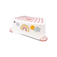 Step Stool RAINBOW - White