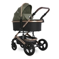 Baby Stroller BOSTON+ADAPTERS with pram body LODEN Green